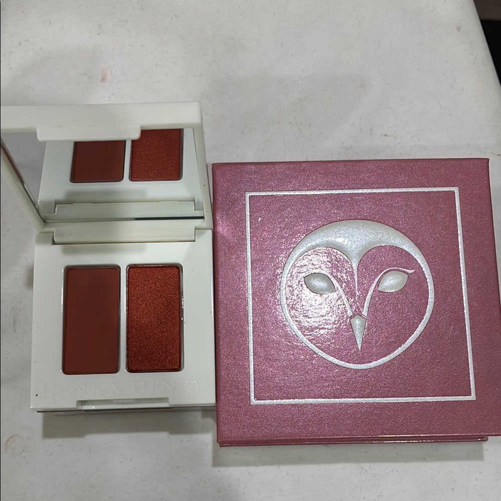 Dual Eyeshadow Palette - Rust and Copper